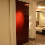 TRUEGGELMANN Schiebetürenanlage Sinus Glas rot