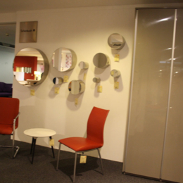 FREDERICIA Sofatisch Icicle eiche / weiß