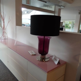 FITZ LEUCHTENMANUFAKTUR Tischleuchte Diva-M Glas violett