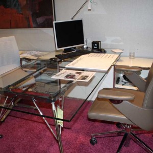 DAUPHIN HOME Lowboard mit Schreibtisch Modul Space Lack weiß