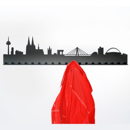 Garderobenleiste Köln Skyline